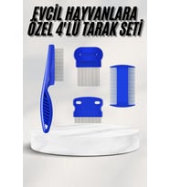 Tüy Fırçası Bit Tarağı Seti Evcil Hayvan Tüy Toplayıcı Bit Pire Önleyici Tarak