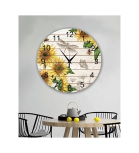 bilge Tasarım RETRO Duvar Saati 40 x 40 CM (Karışık)