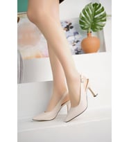 Nesil Shoes Tam 175 Ten Topuklu Kadın Sandalet