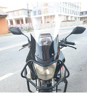 MOTOCAM Honda CBF 150 Ön Cam 2005-2017 Model 51cm Şeffaf Renkli