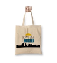 How I Met Your Mother 011 Beyaz Bez Çanta Uzun Saplı Alışveriş Çantası Plaj Çantası