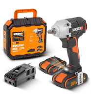 WORX WX272 20Volt/2.0Ah Li-ion Çift Akülü Şarjlı 300Nm Kömürsüz Profesyonel Somun Sıkma