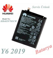 Huawei Y6 2019 Batarya HB405979ECW Batarya Servis ürünü Batarya