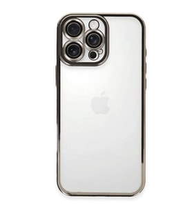 İphone 16 Pro Kılıf Razer Lensli Silikon - Titanyum Gri