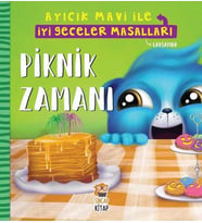 PİKNİK ZAMANI AYICIK MAVİ İLE İYİ GECELER MASALLARI - SİNCAP KİTAP