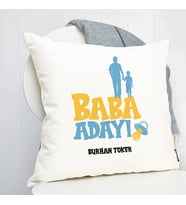 Kişiye Özel Oğlan Babası Adayı Yastık