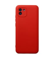Samsung Galaxy A03 Kılıf Nano İçi Kadife Silikon - Kırmızı