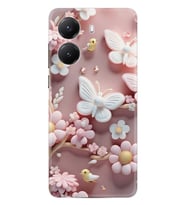 Xiaomi Poco X7 Pro Kılıf Boutique Baskılı Resimli Pembe Kelebekler Pcode -088
