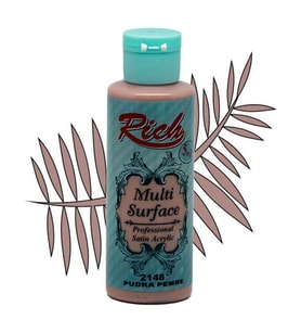 Rich Multi Surface Her Yüzey İçin Akrilik Boya 120 cc. 2148 PUDRA PEMBE 
