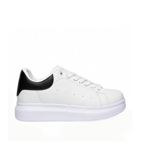 M2S Beyaz-Siyah Qun Unisex Sneaker
