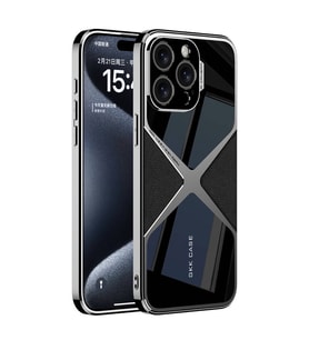 Vendas iPhone 15 Pro Max Kılıf Ultra İnce Kamera Korumalı PC + Deri Arka Yüzey Zore X-Pro Kapak (Siyah)
