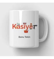 Kasiyere Hediye İsme Özel Kupa Bardak