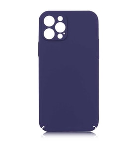 Uyumlu Model Apple iPhone 12 Pro Kılıf Çevre Dostu Sert PC Kapak (Lacivert)