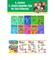 4.Sınıftan 5.Sınıfa Geçenler İçin Ata Tatilde Seti +10 lu Hikaye Seti 2