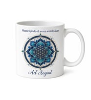Mandala Desenli Ruhani Dingin Özel Tasarım Kupa Bardak Hediye