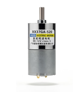 37GA-520 12V 37mm 5rpm Redüktörlü DC Motor Metal Dişli Yüksek Tork Kuvvet Robot Oyuncak RC Araba