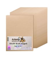 35x50 Kraft Kağıt 80 Gr 20 Adet Artlantis Kraft Saman Kağıt 35x50 20 Adet (Karışık)