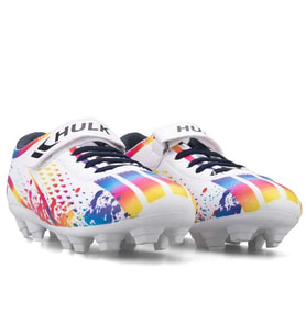HULK 129 Filet Cırtlı Çocuk Futbol Krampon BEYAZ