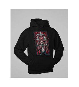 Metallica Baskılı Unisex Oversize Rock Metal Hoodie