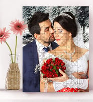 Kişiye Özel Yapboz - Sevgiliye Arkadaşa Doğum Günü Sevgililer Günü Hediye (Puzzle A3)