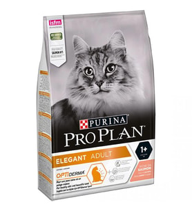 ProPlan Elegant Derma Plus Somonlu Yetişkin Kedi Maması 3 Kg