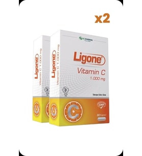 Ligone Vitamin C 1000 mg 30 Kapsül x2 Adet
