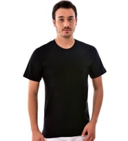 6 Adet Seher 0003  Erkek yarım Kol Fanila SİYAH