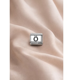 Harf Charm “Ö” – Çelik Bileklik Aksesuarı, Kişiye Özel Harf Modülü