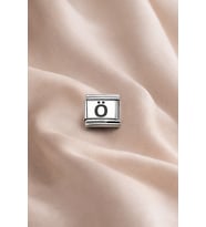 Harf Charm “Ö” – Çelik Bileklik Aksesuarı, Kişiye Özel Harf Modülü
