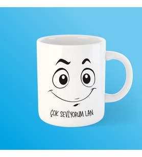 Çok Seviyorum Lan Bardak Kupa