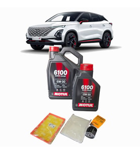 CHERY OMODA 5 PERİYODİK YAĞ BAKIM SETİ 5 litre MOTUL 6100 + HAVA + POLEN + YAĞ FİLTRSİ