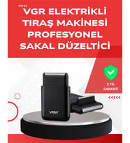 Abs Gövdeli Süper İnce Elektrikli Sakal Kesici – 45 Dk Kablosuz Kullanım, Yanak Makası Dahil