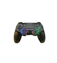 Ps4 Rgb Spider Işıklı Gamepad Ağ Örümcek Desenli Joystıck Bluetooth