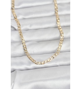 CM 14K Gold Renk Zincir Model 60 cm Kadın Kolye - TJ-BKO10969