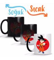Goku Criança Sihirli Kupa Bardak Porselen