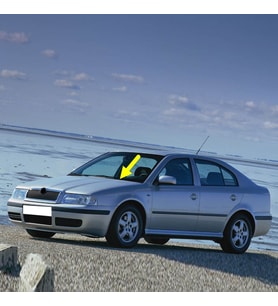 Skoda Octavia A4 1997-2000 Ön Cam Sol Silecek Kolu 1U1955409