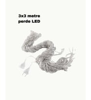 3x3 LED Işık Perdesi Şelale Model İç Dış Mekân Dekorasyonu