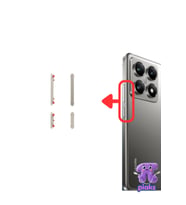 Xiaomi Mi 14T Pro Açma Kapama Ve Yan Ses Tuşu Plastik Düğme 2407FPN8EG Uyumlu