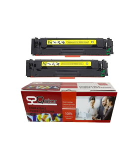 HP Çipli 415A Sarı 2'li Ekonomik Paket Garantili Uyumlu Toner MFP M479fdw M454dw Muadil Toner