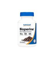 Bioperine Black Pepper Extract 10 mg 120 Capsules usa menşei