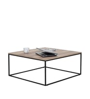 Adore Mobilya Profile Kare Orta Sehpa - Açık Ceviz (Tori) 80x42x80 cm (GxYxD)
