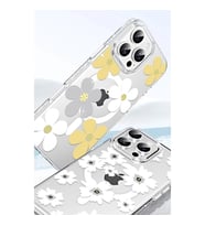 Joko  İphone 14 Floral Magsafe Kapak - Sarı