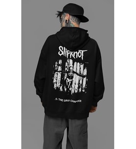 Slipknot Baskılı Unisex Oversize Müzik Grubu Hoodie