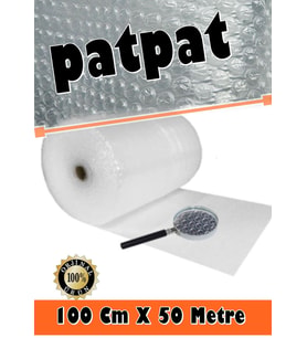 A Kalite Balonlu Eşya Koruma Naylon Patpat 100cmx 50 M Pat Pat 