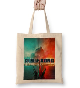 Godzilla vs Kong 02 Bez Çanta Uzun Saplı