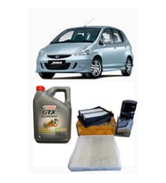 2006-2008 HONDA JAZZ 1.4 PERİYODİK BAKIM SETİ HAVA + YAĞ + POLEN FİLTRESİ + CASTROL GTX 10W 40