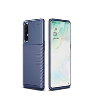 Oppo Reno 3 Pro 5G Kılıf Esnek Soft Karbon Tasarım Legion Serisi (Lacivert)