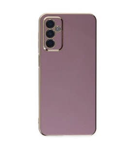 Samsung Galaxy M23 Kılıf Volet Silikon - Mor