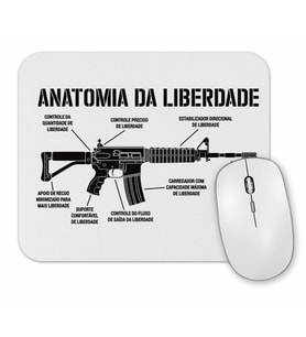 Anatomia da Liberdade Mouse Pad