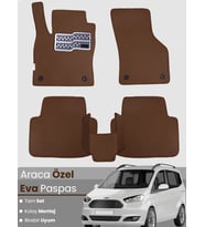 FORD COURIER (2013-2023) Uyumlu EVA Paspas Tam Set–Araca Özel,Su Geçirmez,Kolay Montaj